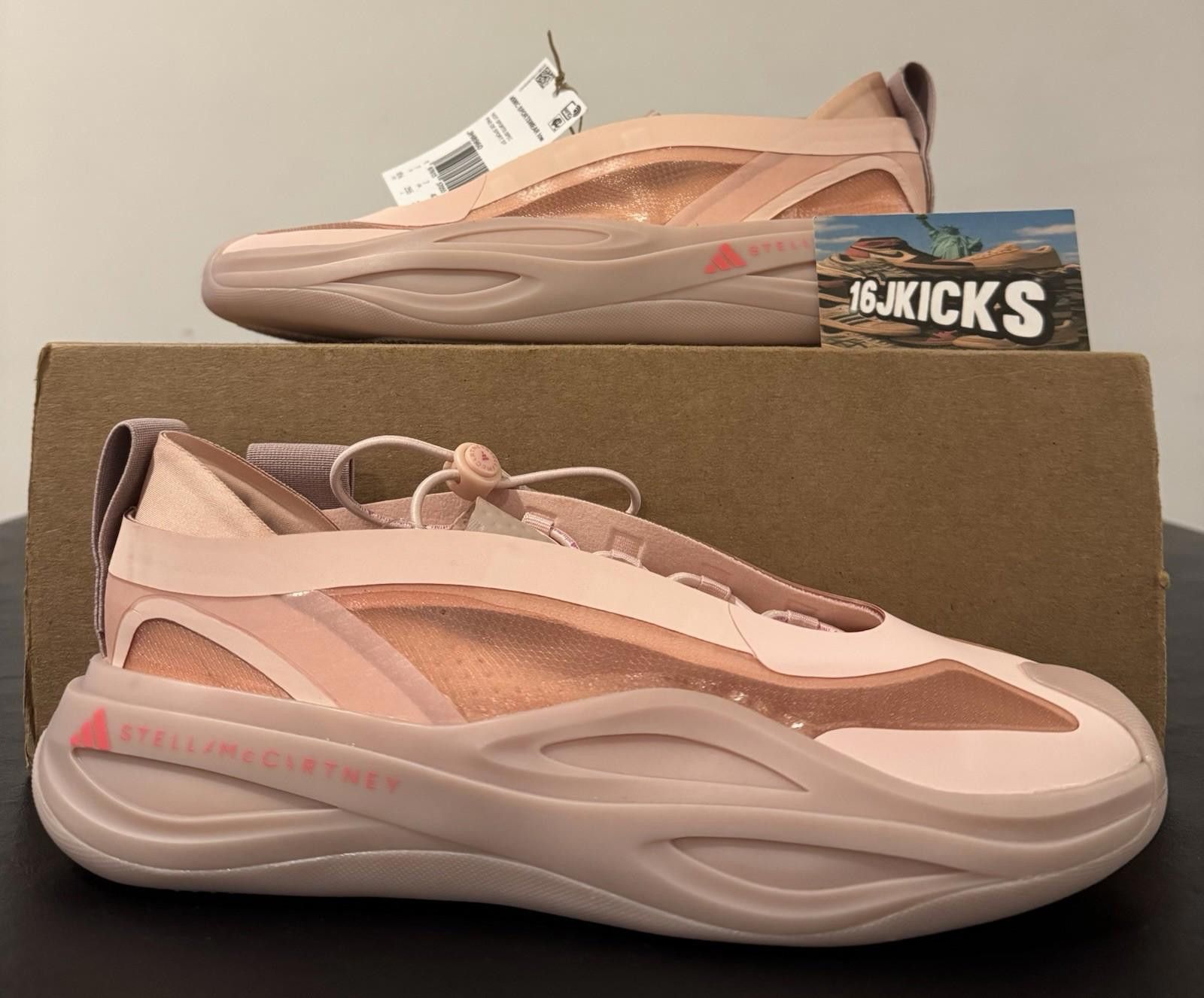 Adidas Size 8.5 - Stella McCartney x adidas Sportswear Low Pink W Size US 8.5 / IT 38.5 - 1 Thumbnail
