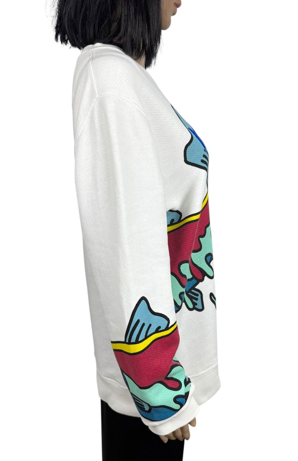 Kenzo Kenzo Paris Printed Sweatshirt Double Fish Cotton size XL Size XL / US 12-14 / IT 48-50 - 6 Thumbnail