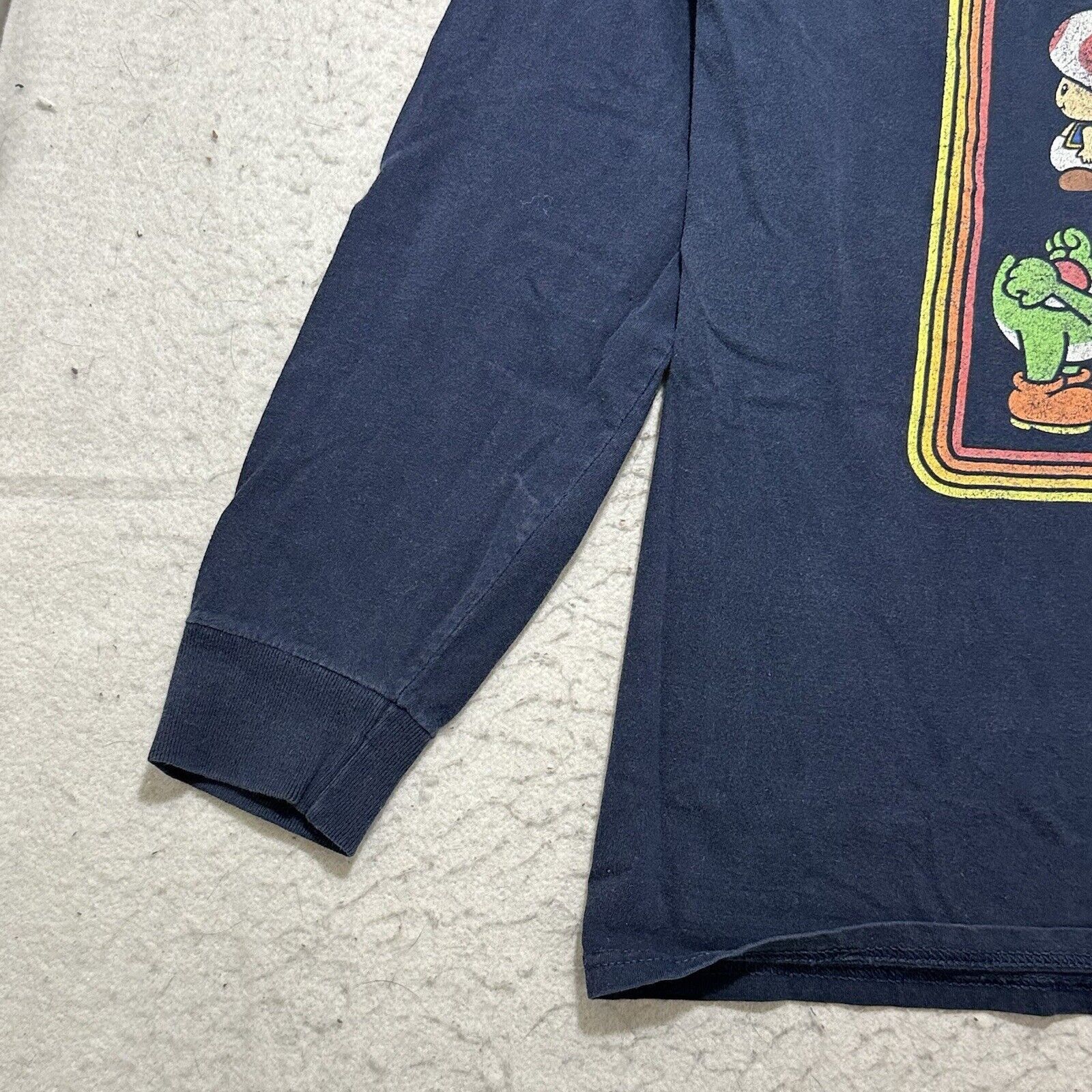 Nintendo Super Mario Medium Navy Blue Mario Luigi Graphic T Shirt Size US M / EU 48-50 / 2 - 6 Thumbnail