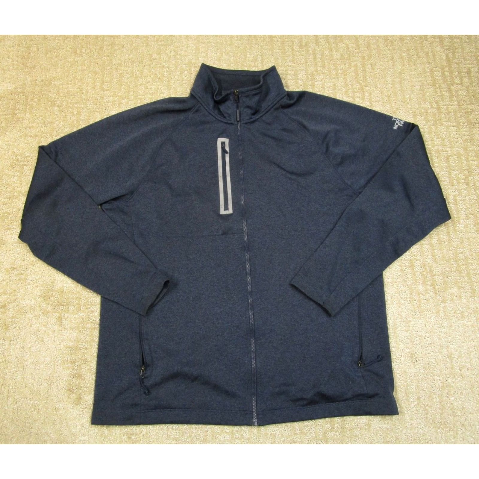 The North Face The North Face Windbreaker Men L Blue Full Zip Lightweight Jacket Run Gym Size US L / EU 52-54 / 3 - 2 Thumbnail