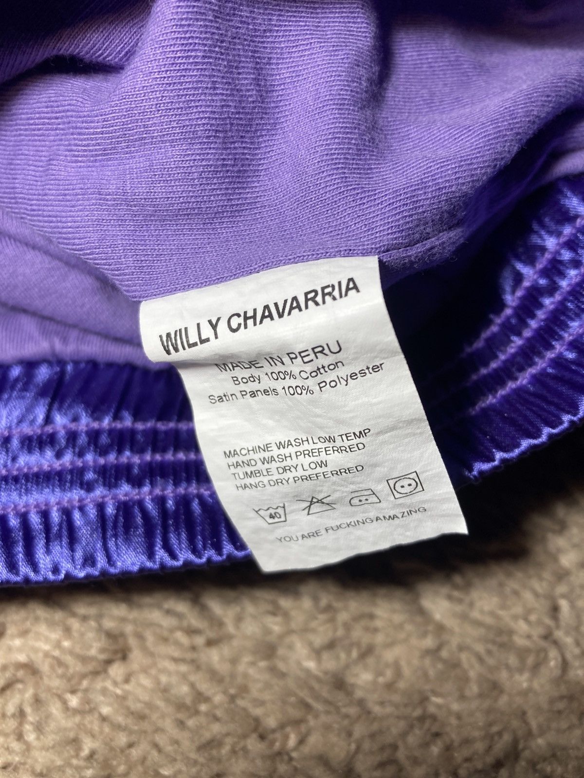 Willy Chavarria SS18 Willy Chavarria Satin Velour Track Jacket Bad Boy 2018 Size US M / EU 48-50 / 2 - 8 Thumbnail