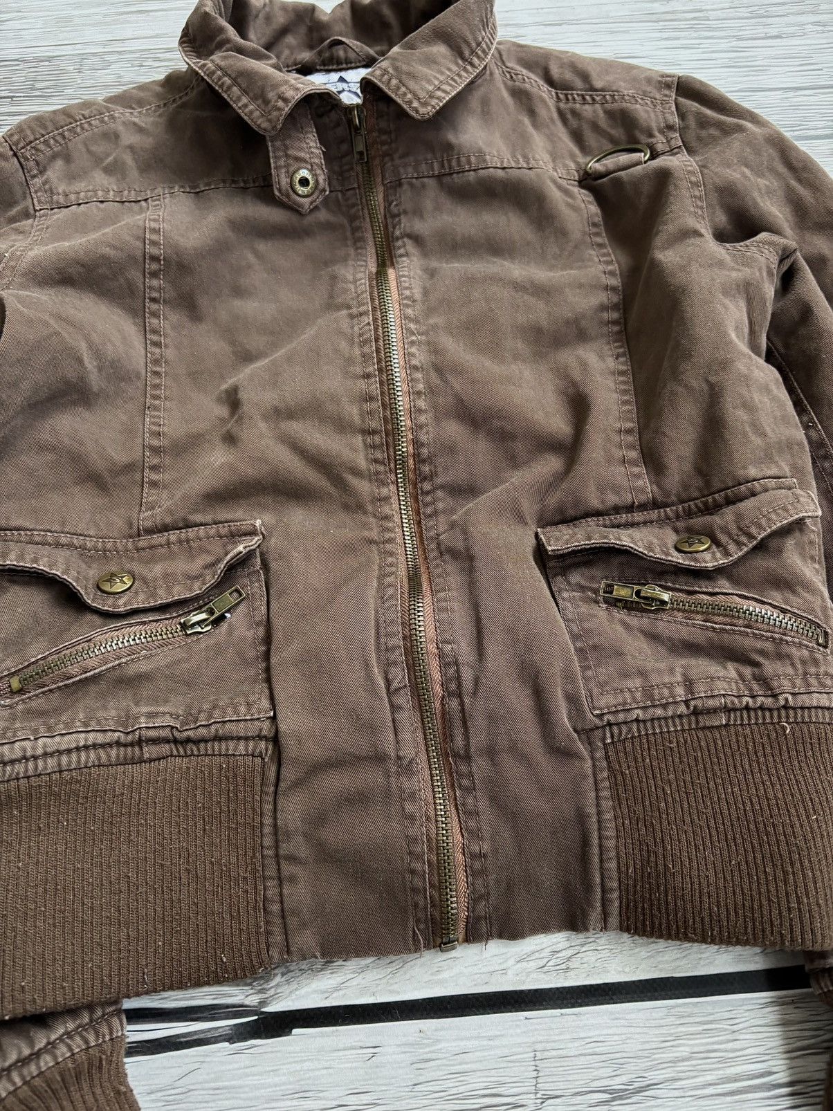 If Six Was Nine × Japanese Brand Vintage Junya Balenciaga Style Classic Cargo Jacket 90s Size US S / EU 44-46 / 1 - 3 Thumbnail