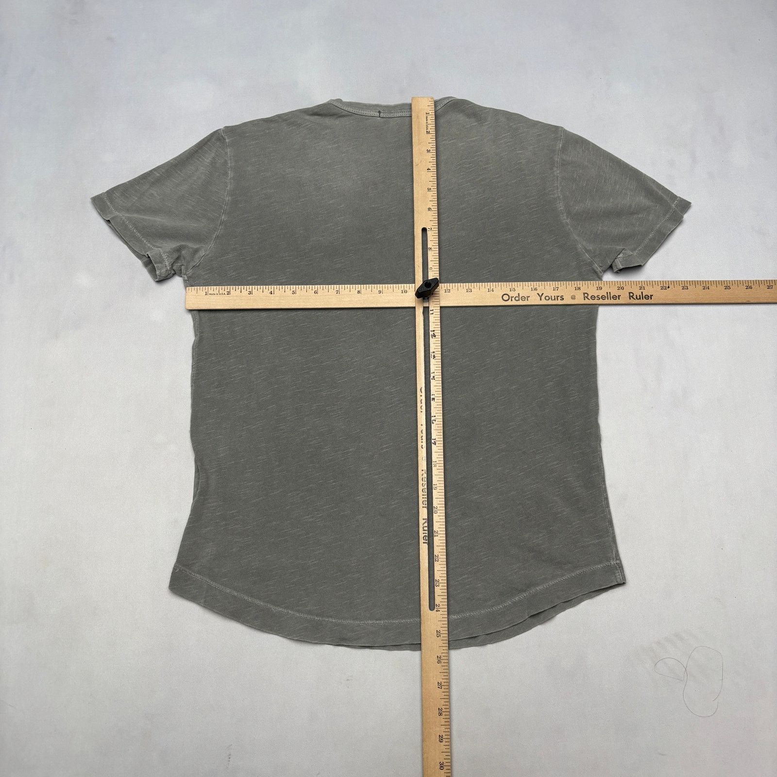 Buck Mason Buck Mason Slub Curved Hem T Shirt Men's XS Americana Size US XS / EU 42 / 0 - 3 Thumbnail