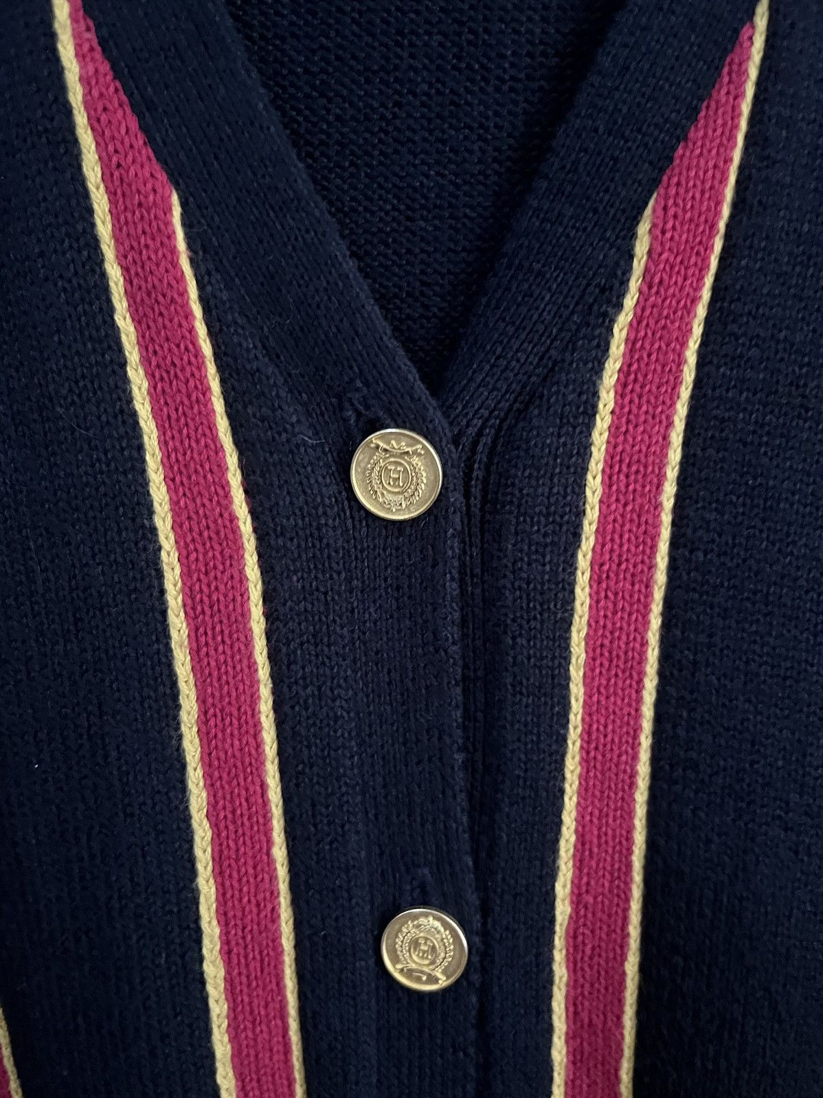 Tommy Hilfiger Royal striped button up #F4 Size XL / US 12-14 / IT 48-50 - 5 Thumbnail