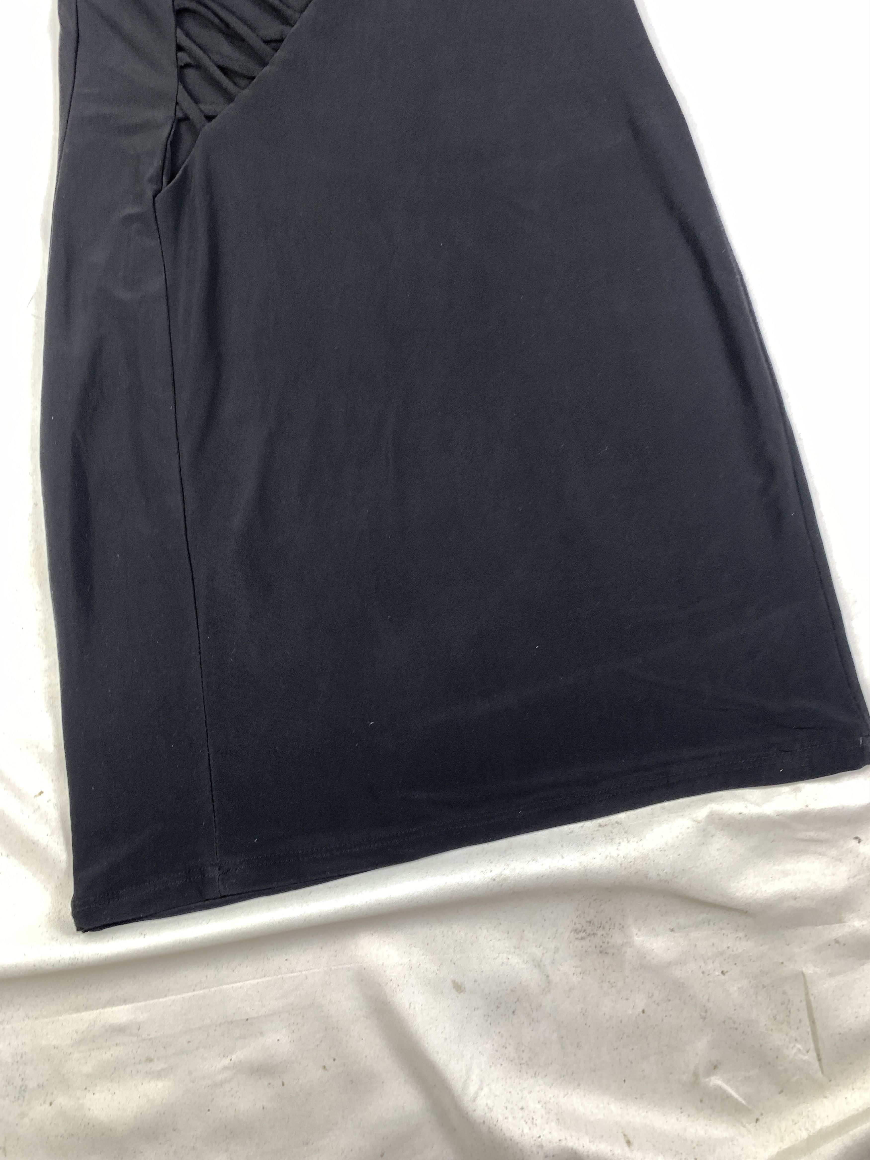 Japanese Brand Little USA Black One-shoulder Strappy Dress (S) Size S / US 4 / IT 40 - 6 Thumbnail