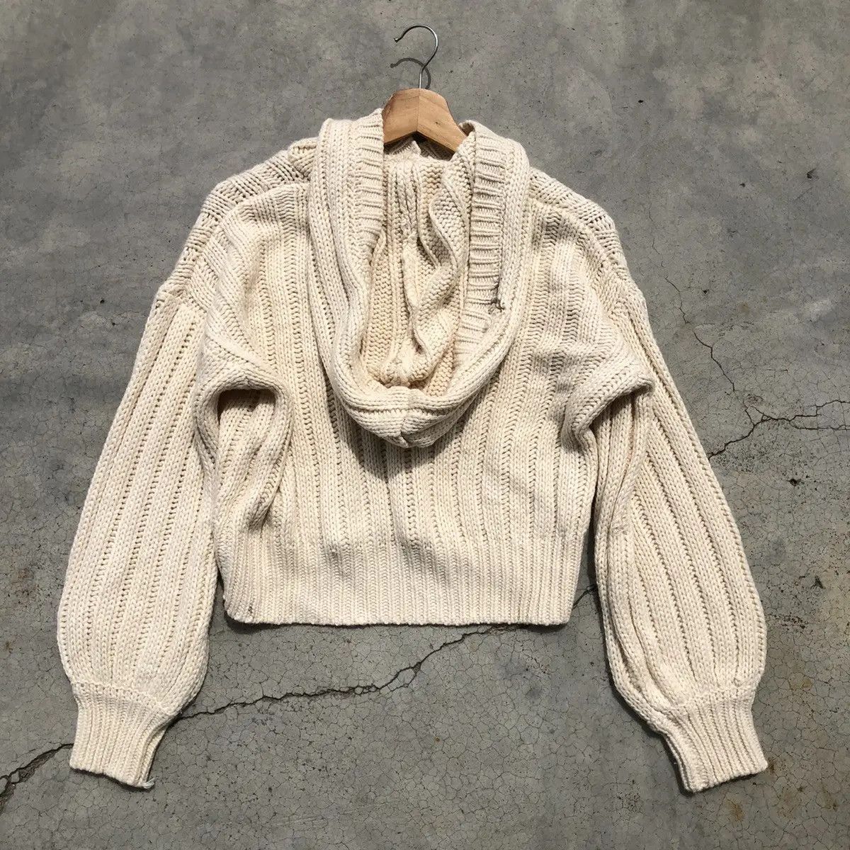 Homespun Knitwear × Japanese Brand Japanesebrand Knitsweater Strecth/Pullover With Hoodie Size US L / EU 52-54 / 3 - 9 Thumbnail