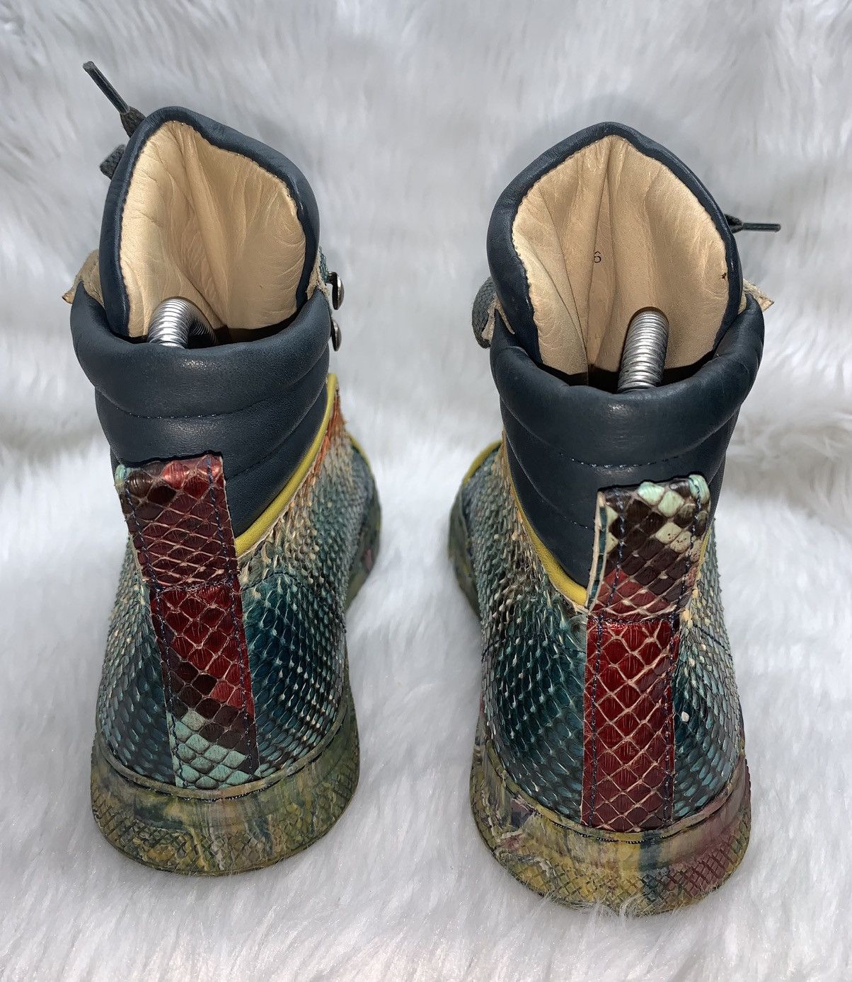 Jean Paul Gaultier Jean Paul Gaultier Phython Skin Sneakers Size US 6 / IT 36 - 10 Thumbnail