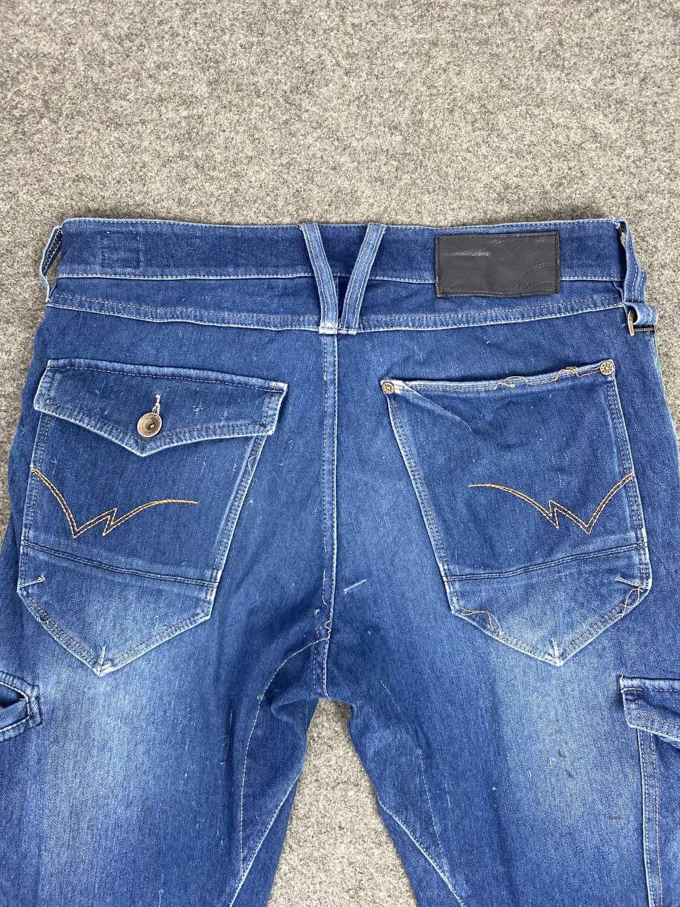 Japanese Brand fieldcore cargo aerolight distressed denim Size US 34 / EU 50 - 2 Thumbnail