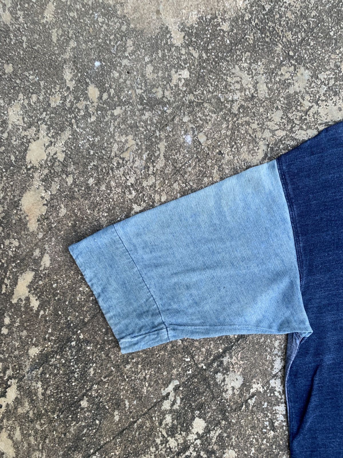 45rpm × Japanese Brand 45rpm Japan Faded Indigo Natural Color Denim Tee Size US L / EU 52-54 / 3 - 10 Thumbnail