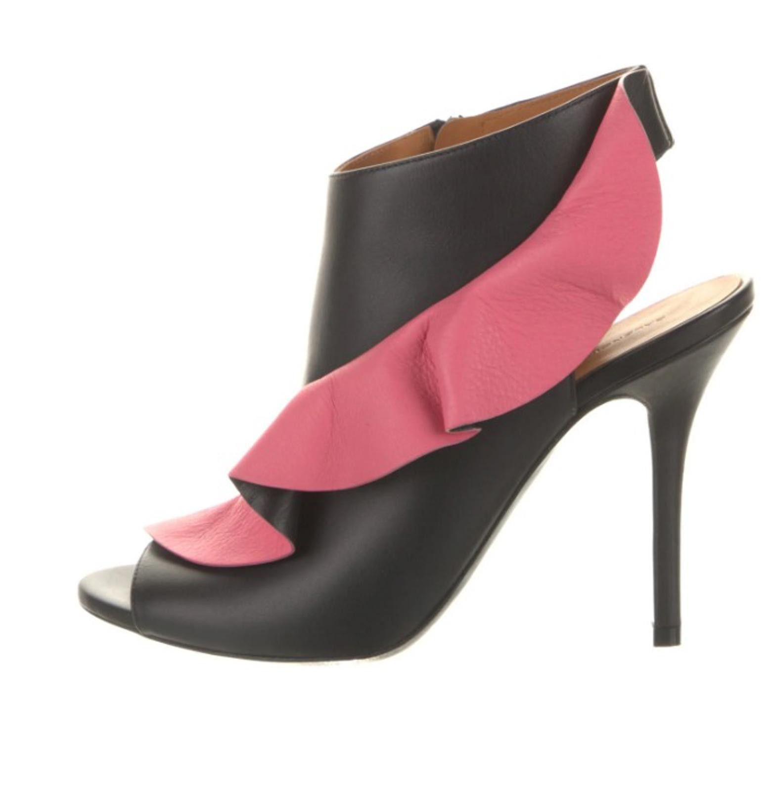 Balenciaga Balenciaga Mules w/ Leather Ruffle - SIZE 7 Size US 7 / IT 37 - 1 Thumbnail