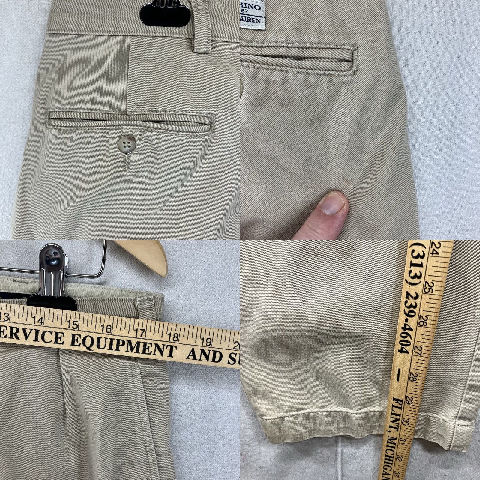 Polo Ralph Lauren VINTAGE Polo Ralph Lauren Andrew Pant Chino Beige 90s Mens Regular 35x31 Pants Size US M / EU 48-50 / 2 - 10 Thumbnail