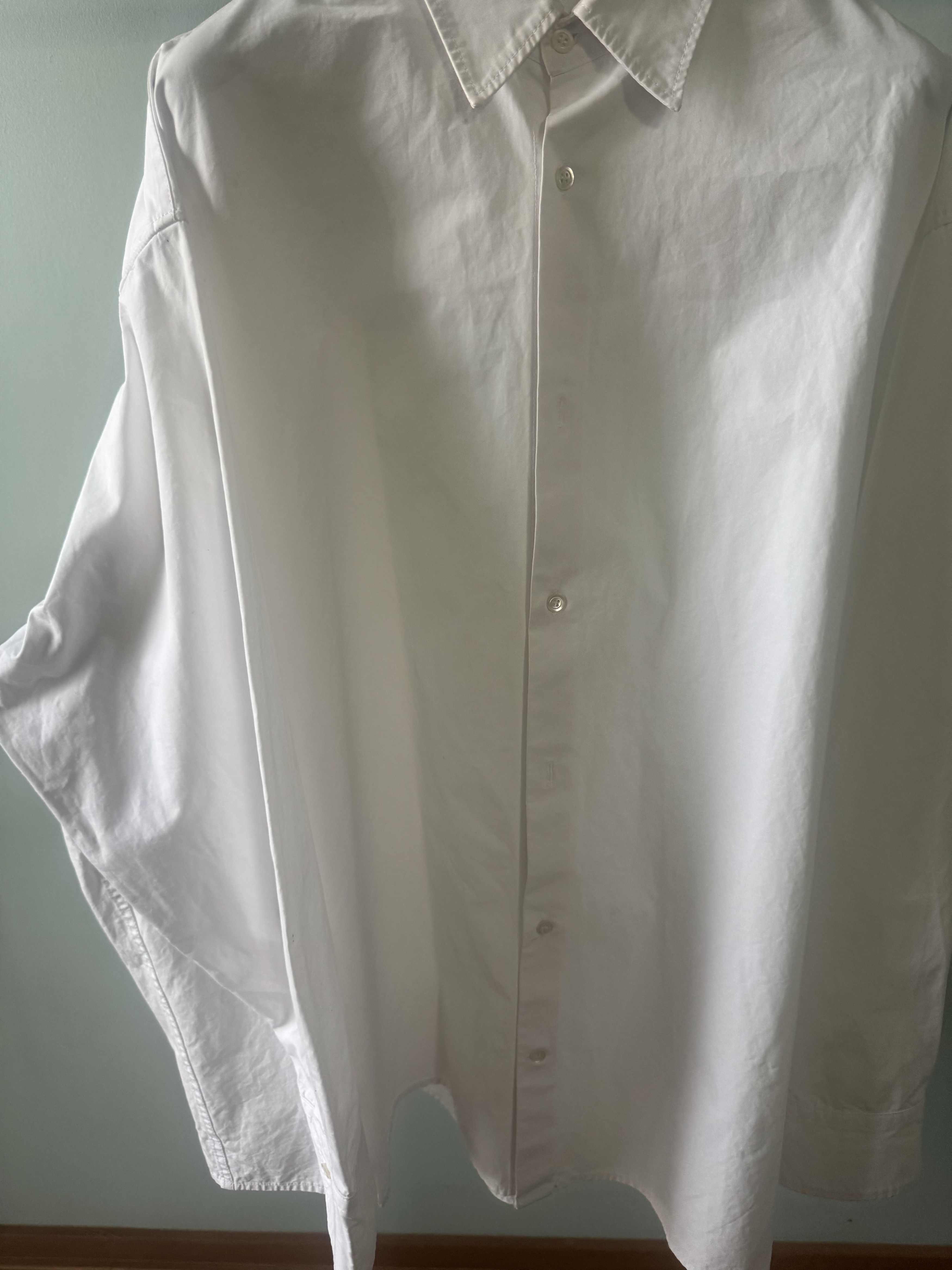 Raf Simons Oversized White Shirt Size US S / EU 44-46 / 1 - 15 Thumbnail