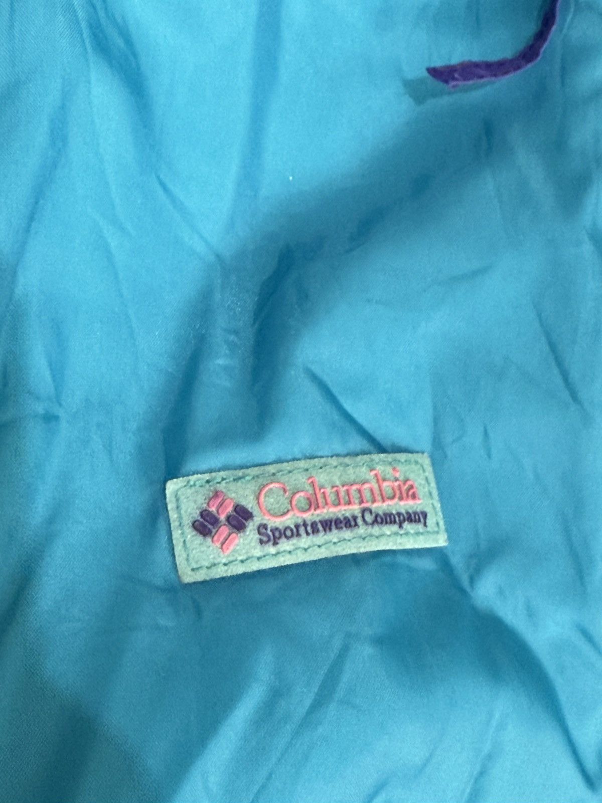 Columbia Vintage Columbia 90s Reversible Bomber Jacket Purple/Teal M Size M / US 6-8 / IT 42-44 - 5 Thumbnail