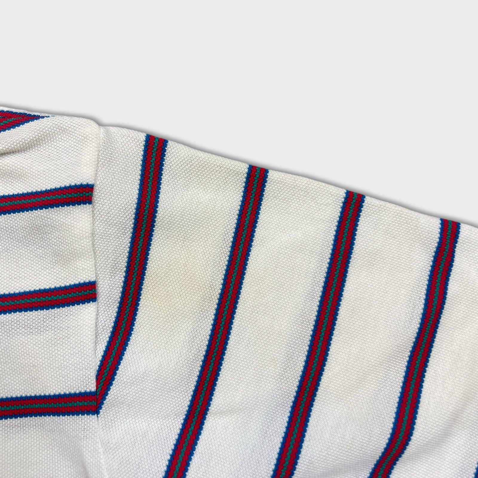 Izod × Lacoste × Vintage Vintage 80s Izod Lacoste Polo Shirt XL Striped Casual Preppy Size US XL / EU 56 / 4 - 5 Thumbnail