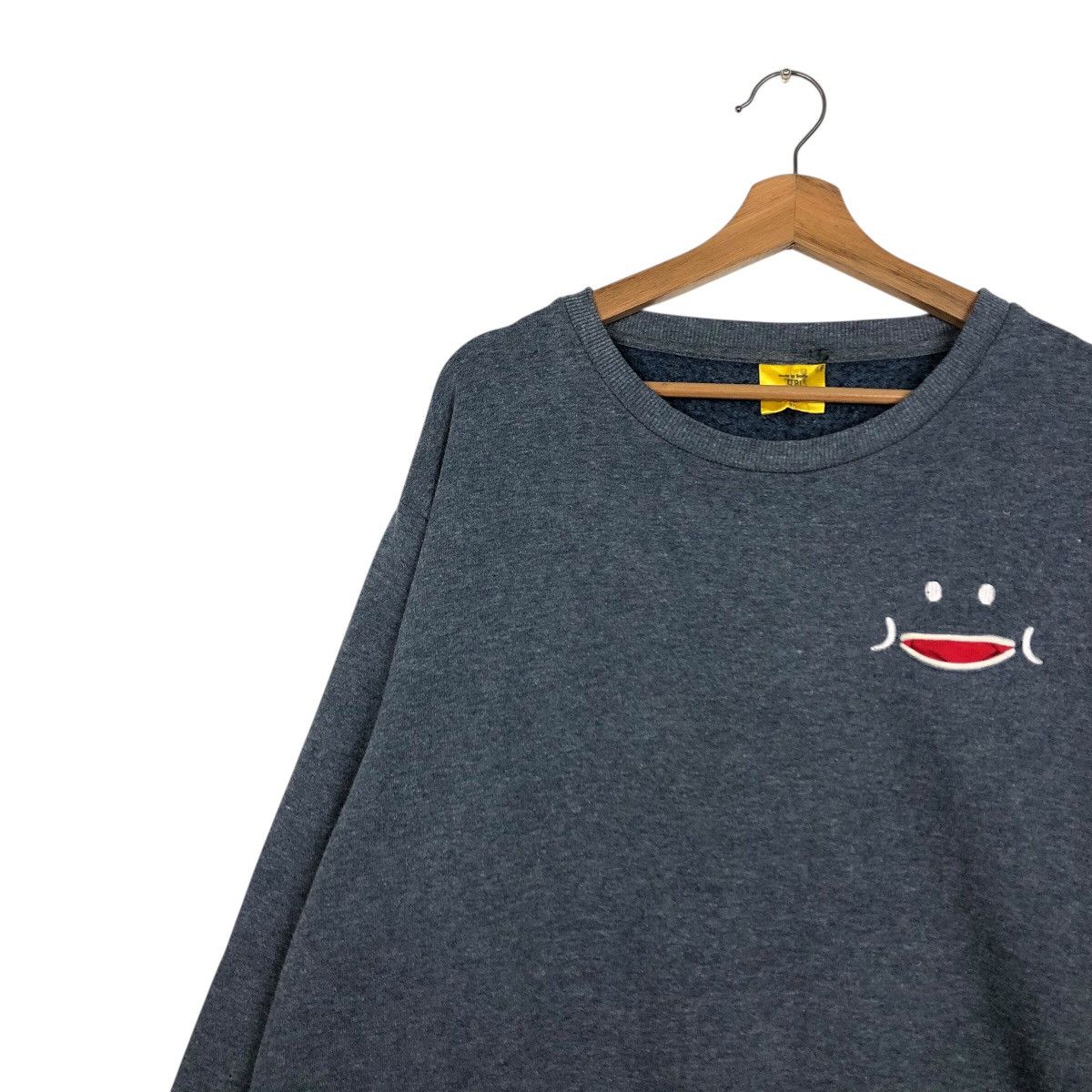 Japanese Brand Cute Smiley Face Graphic Sweatshirt Up Smile Kapital Size US L / EU 52-54 / 3 - 8 Thumbnail