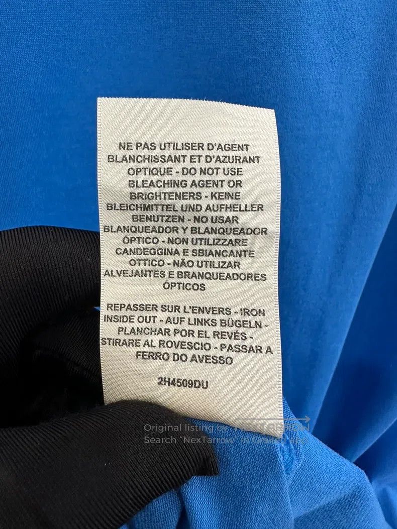 Hermes Hermes Blue women's dress with horseshoe letter logo Size XS / US 0-2 / IT 36-38 - 7 Thumbnail