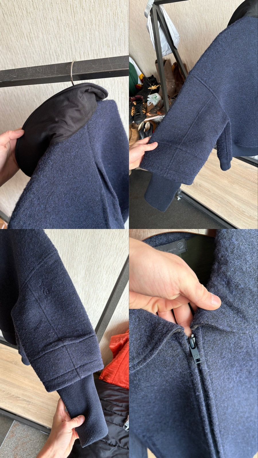 Yohji Yamamoto Yohji Yamamoto By Adidas 06/15 Wool Bomber Size M / US 6-8 / IT 42-44 - 12 Thumbnail