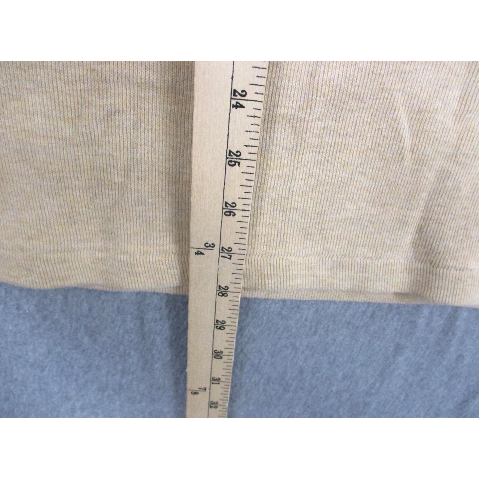Polo Ralph Lauren Polo Ralph Lauren Sweater Mens XL Half Zip Pullover Green Pony Classic Beige Mock Neck Knit Solid 1/4 Zip cotton Golf Casual Vintage No Girls? Size US XL / EU 56 / 4 - 6 Thumbnail