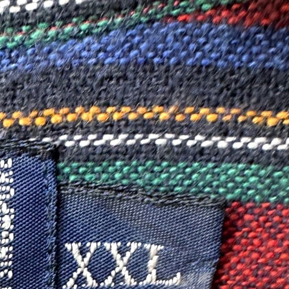 Ralph Lauren Ralph Lauren Shirt Button Down Men 2XL Red Blue Vertical Stripe Long Sleeve Pony Size US XXL / EU 58 / 5 - 5 Thumbnail