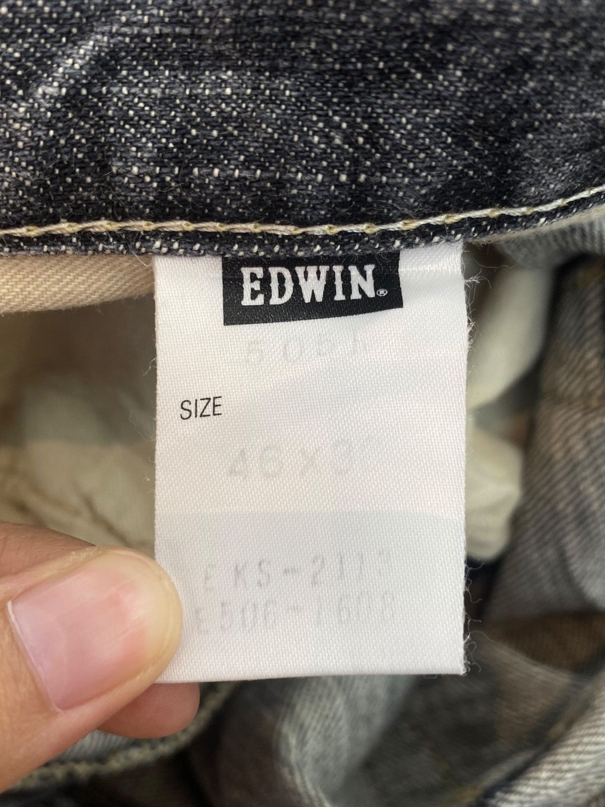 Edwin Edwin Vintage Faded Acid Blue Wash Style Straight Jeans Size US 44 / EU 60 - 14 Thumbnail