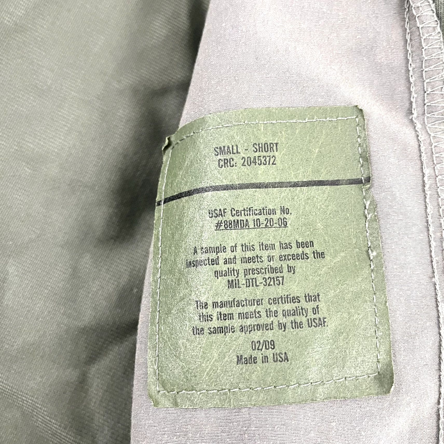Vintage Military Gore-Tex Environmental Camo All Purpose Parka Jacket Mens Small Short Size US 29 - 2 Thumbnail