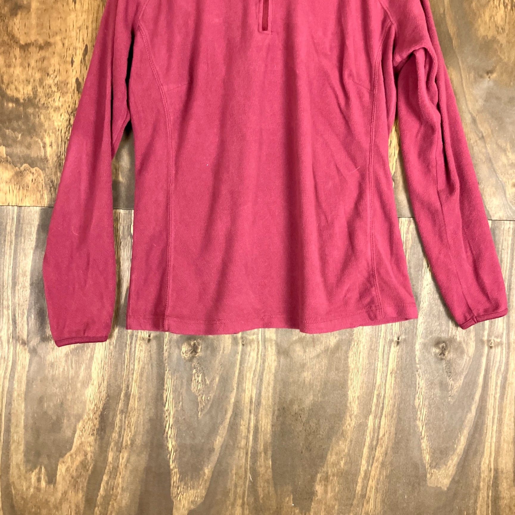 Vintage Columbia Womens Jacket 1/4 Zip Long Sleeve Lightweight XL Purple Wine Berry Casual Travel Workwear Size XL / US 12-14 / IT 48-50 - 3 Thumbnail