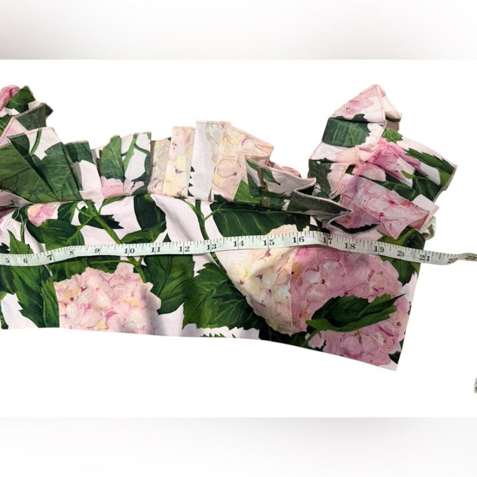 Oscar De La Renta Oscar de la Renta Off-Shoulder Floral Ruffle Detail Top 14 Size XL / US 12-14 / IT 48-50 - 7 Thumbnail