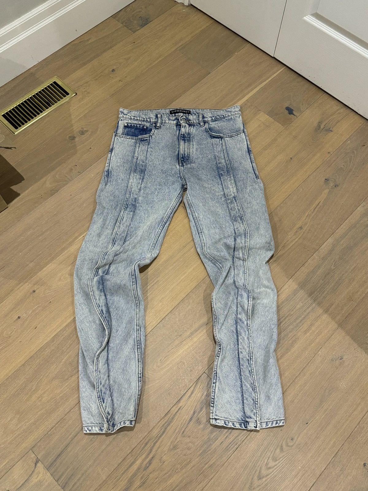Y/Project Y/Project Blue Banana Slim Jeans Size US 32 / EU 48 - 2 Thumbnail