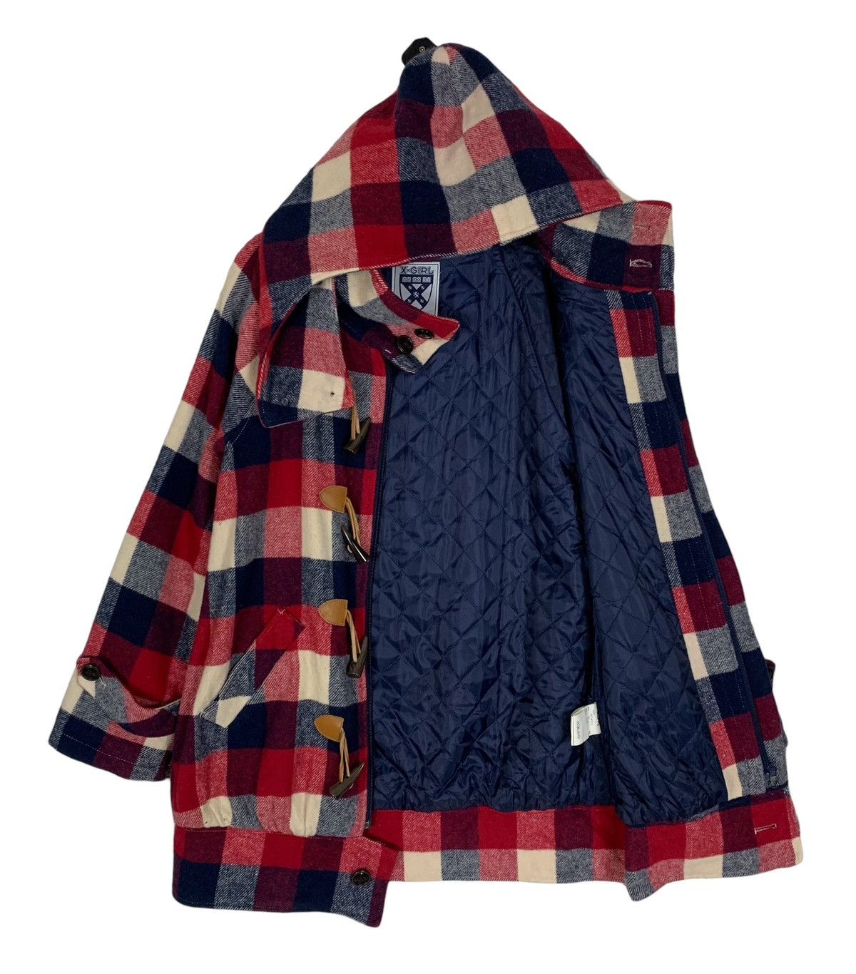 Japanese Brand X- Girl Japanese Brand Streetwear Outdoor Duffle Jacket Size S / US 4 / IT 40 - 5 Thumbnail