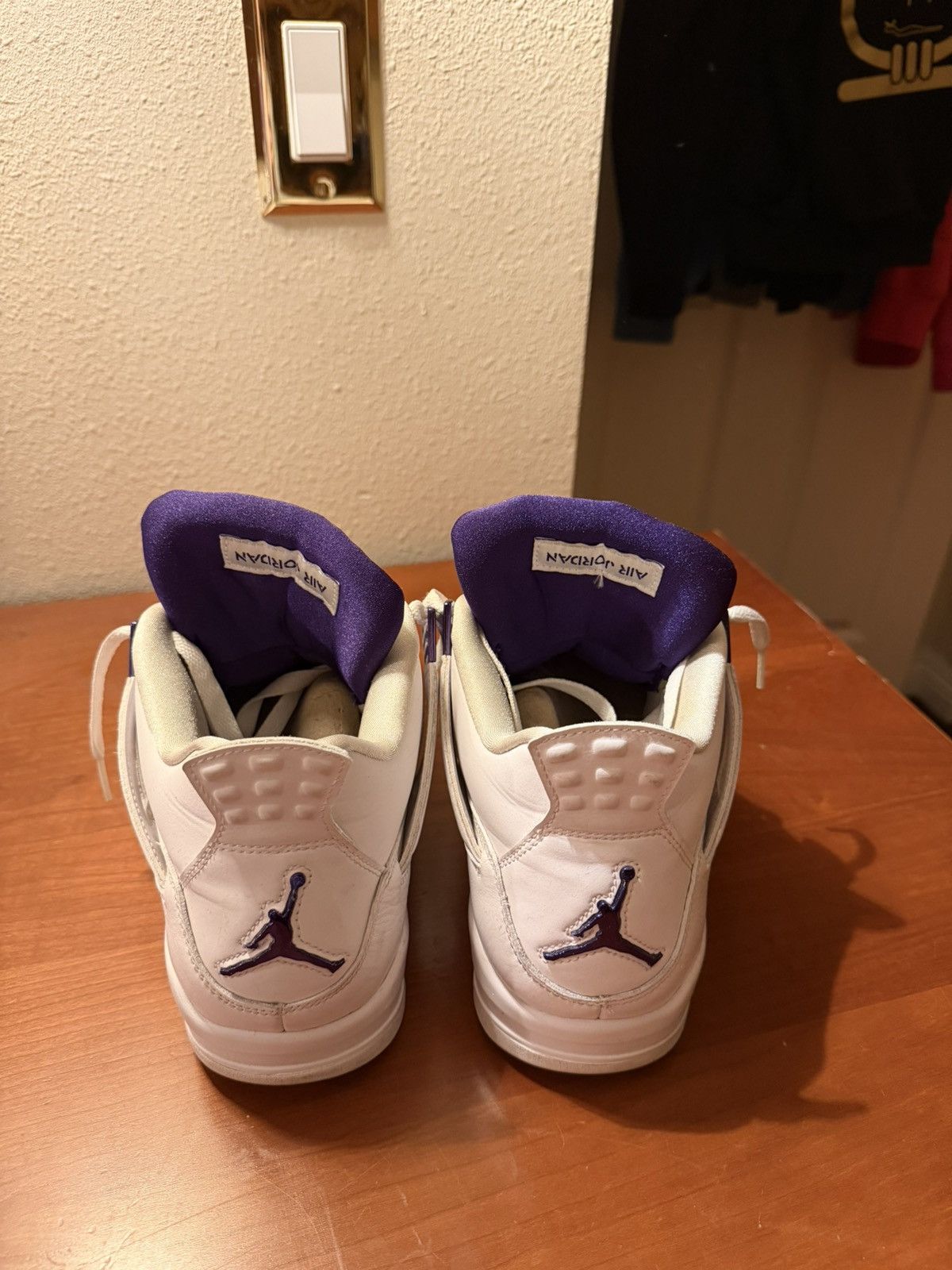 Jordan Brand Jordan 4 Retro Metallic Purple Size US 10.5 / EU 43-44 - 4 Thumbnail