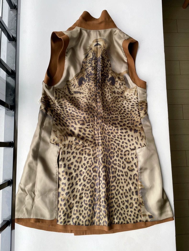 Jean Paul Gaultier Jean Paul Gaultier 98 AW Long Leopard Vest 2504-Nextarrow Size S / US 4 / IT 40 - 1 Thumbnail