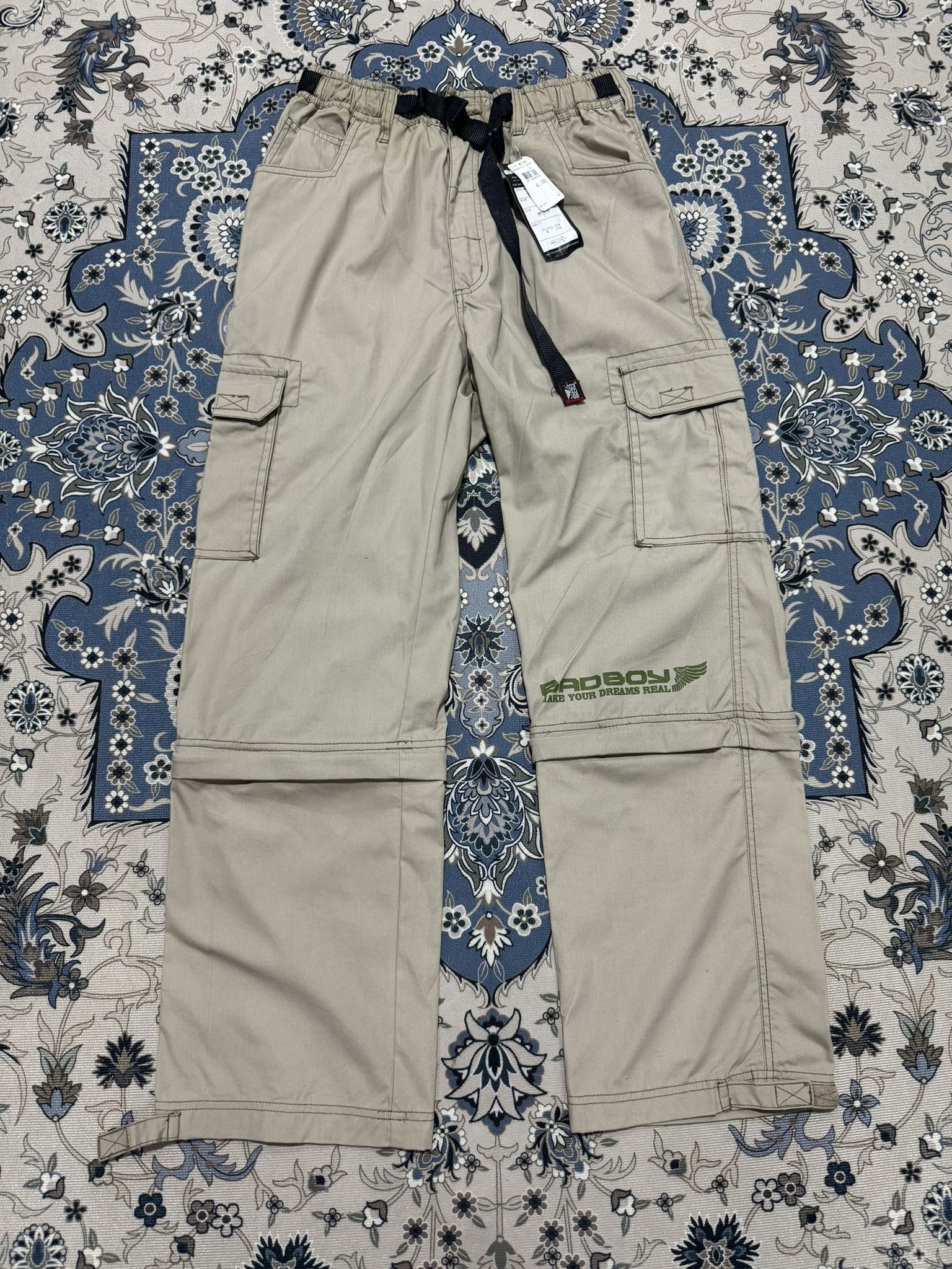 Japanese Brand Vintage Bad Boy Skateboard Surf Pants Cargo Size US 29 - 1 Thumbnail