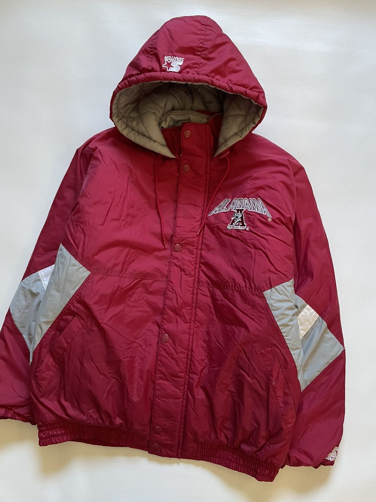Starter Vintage Alabama university starter jacket Size US XL / EU 56 / 4 - 2 Thumbnail