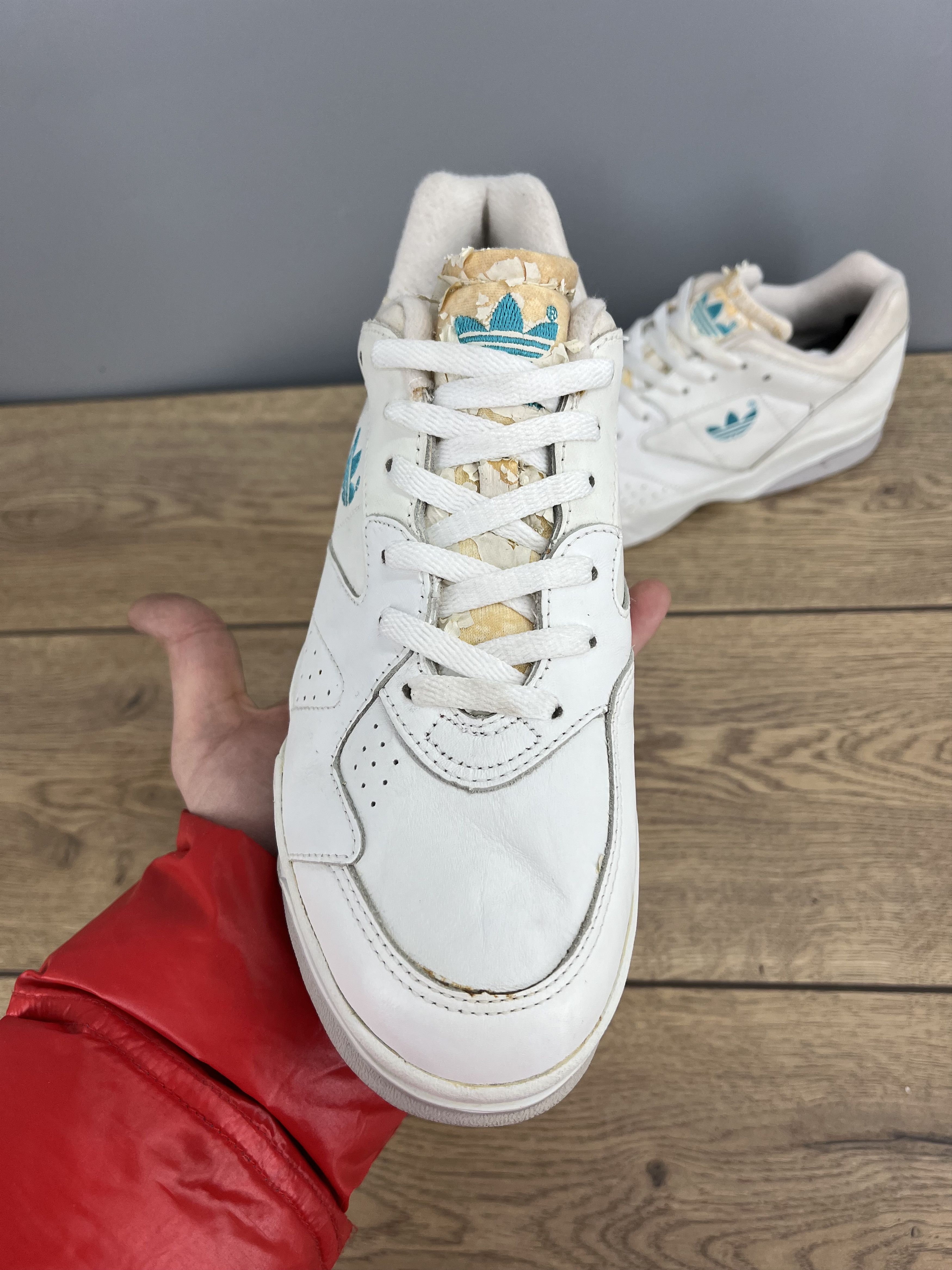 Adidas Vintage adidas Originals Women Leather Sneakers White Size US 8 / IT 38 - 4 Thumbnail