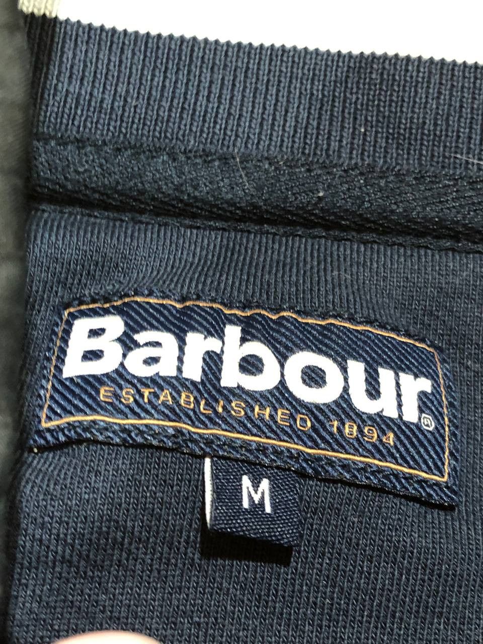 Barbour Vintage blue Barbour Long Sleeve Y2K luxury streetwear Size US M / EU 48-50 / 2 - 2 Thumbnail