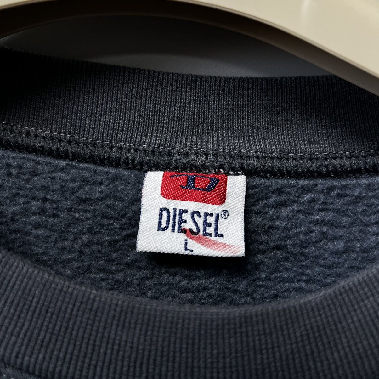 Diesel Diesel Vintage sweatshirt Y2k big logo Size US L / EU 52-54 / 3 - 7 Thumbnail