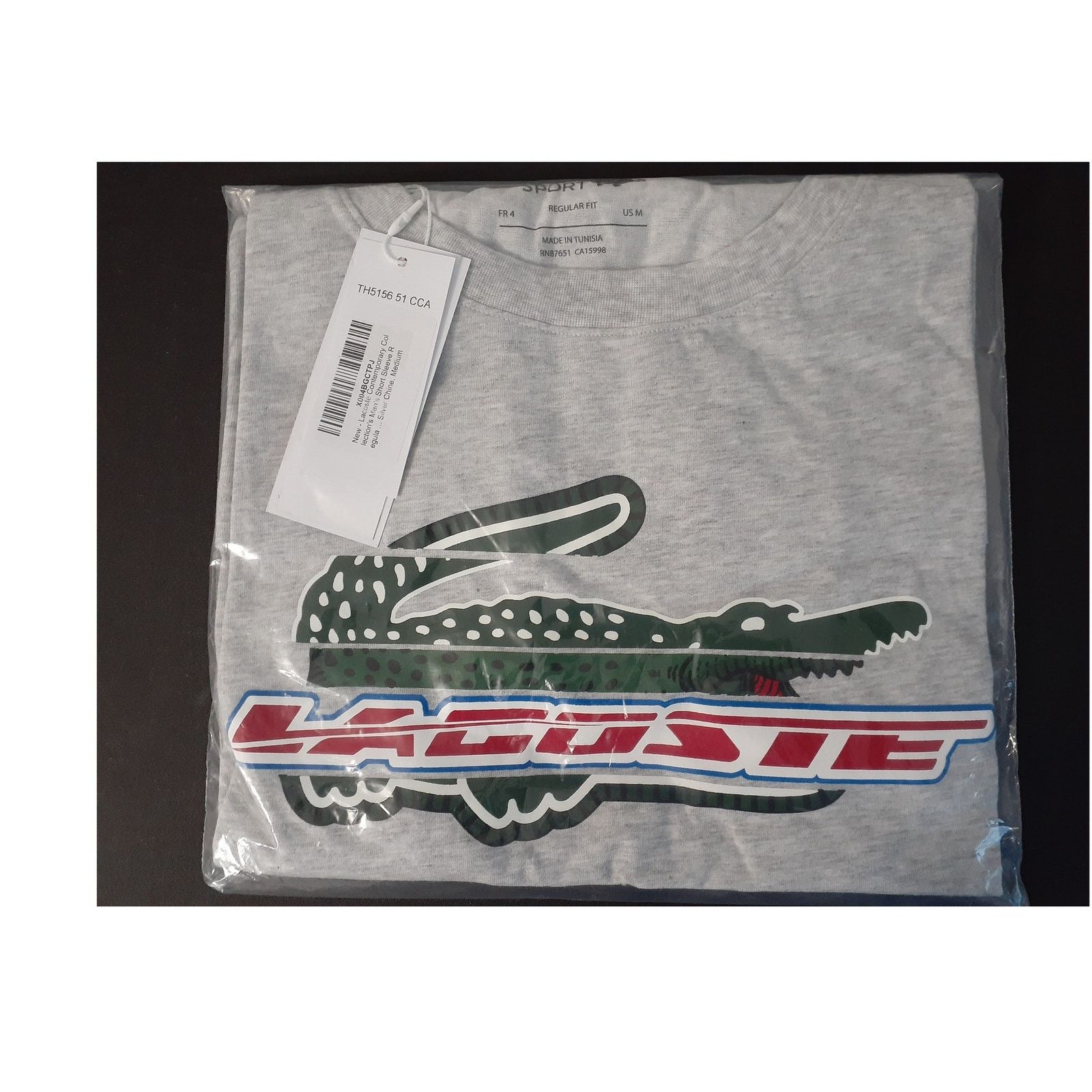 Lacoste Lacoste Men's Short Sleeve Regular Fit Sport T-Shirt M Size US M / EU 48-50 / 2 - 2 Thumbnail