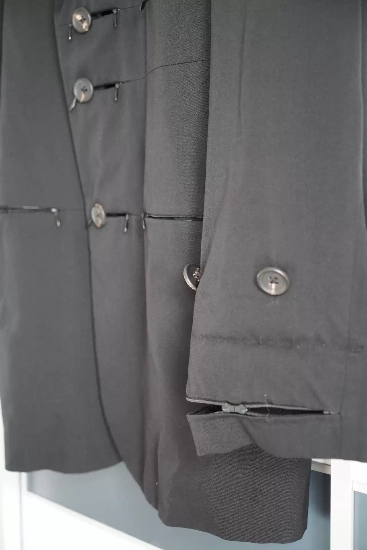 Yohji Yamamoto Yohji Yamamoto Zip Button Suit Coat-2505 Size US L / EU 52-54 / 3 - 4 Thumbnail