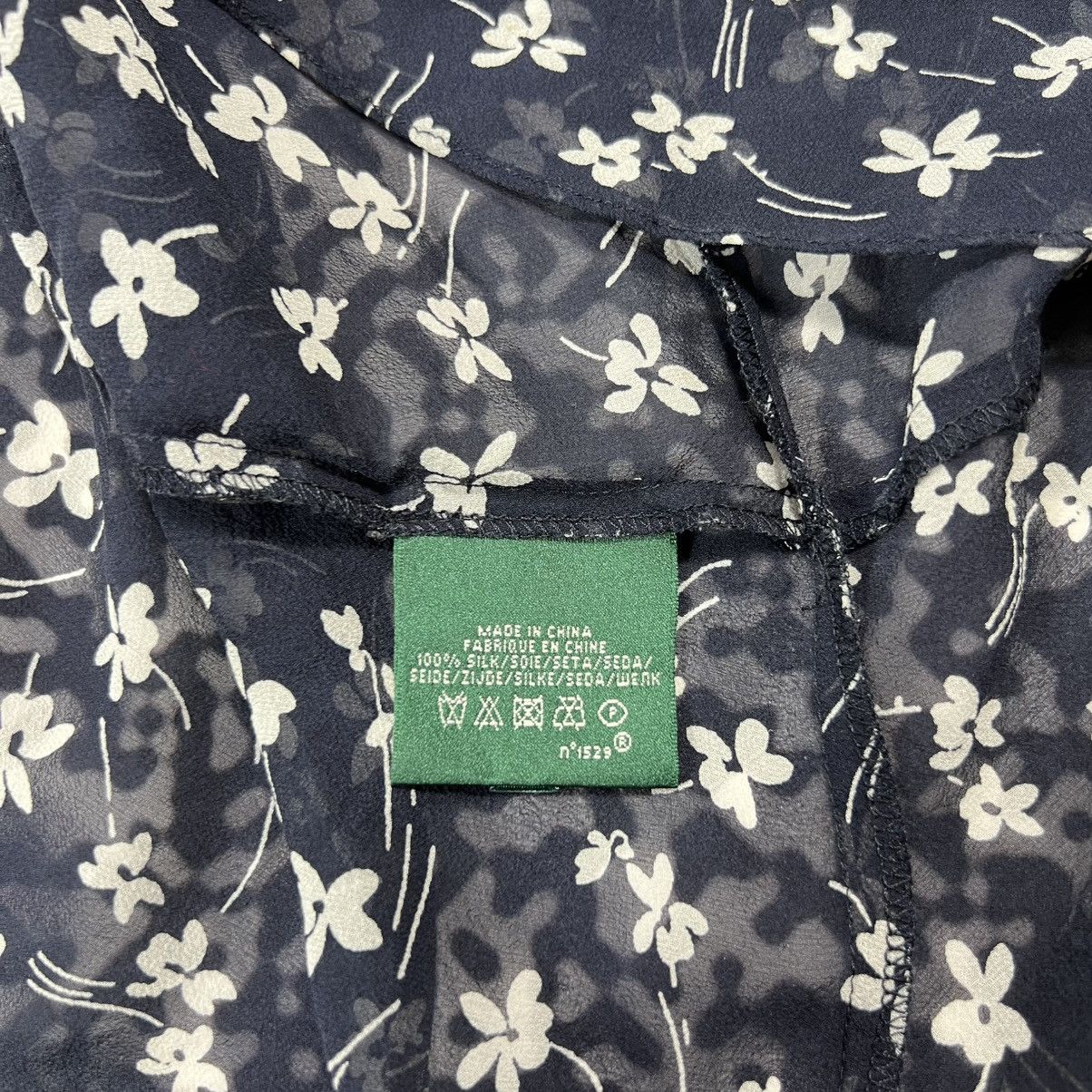 Lauren Ralph Lauren Vintage Y2K Lauren Ralph Lauren Silk Floral Flared Dress Size XL / US 12-14 / IT 48-50 - 17 Thumbnail