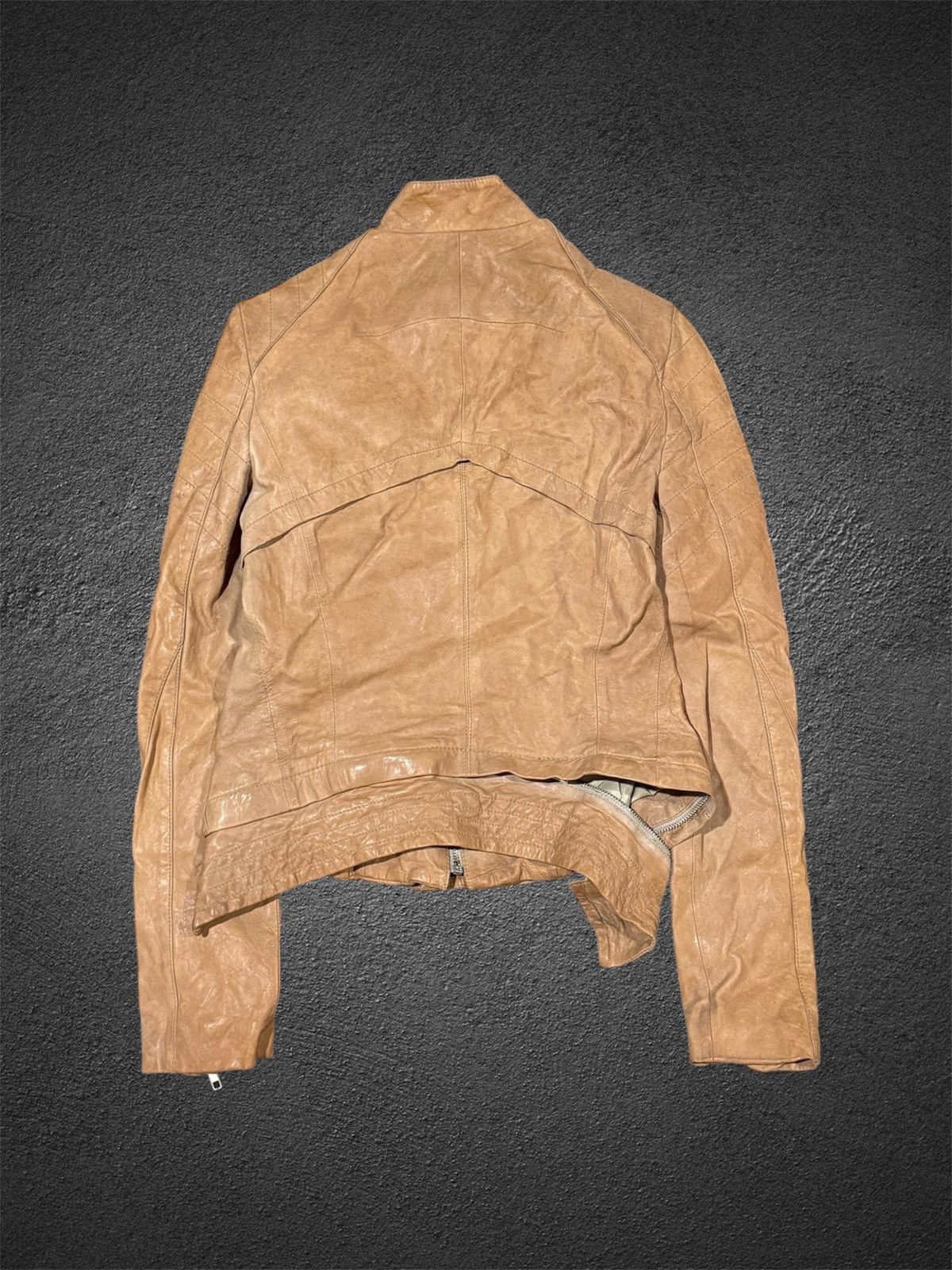 14th Addiction Leather Jacket Asymmetrical Multi Zipper Japanese Goa Styled Size US S / EU 44-46 / 1 - 3 Thumbnail
