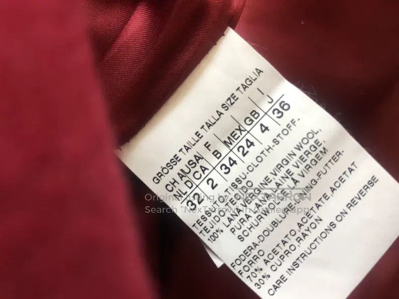 Max Mara Max Mara Red Wool Coat Size XXS / US 00 / IT 34 - 9 Thumbnail