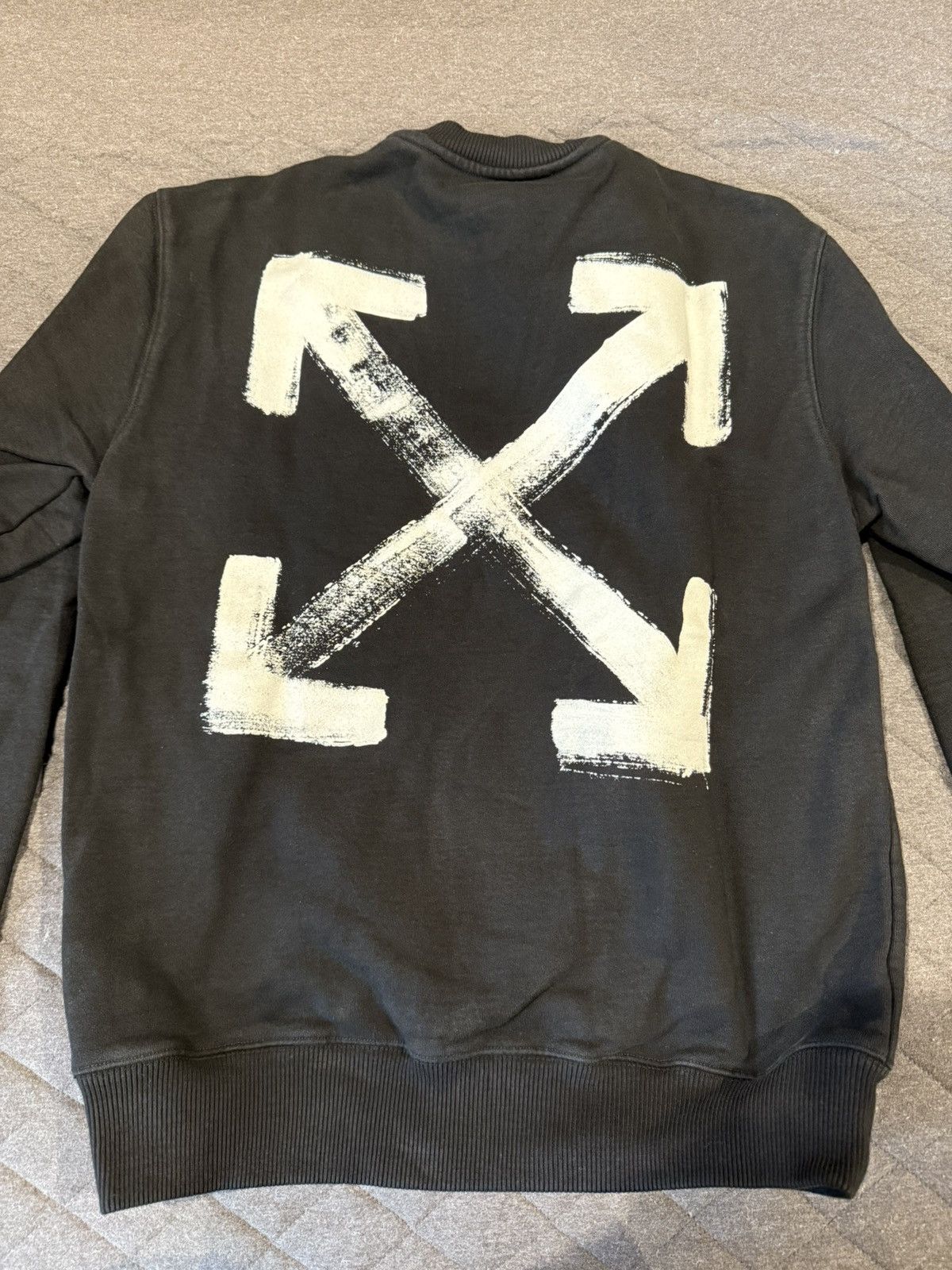 Off-White Off-white script crewneck Size US M / EU 48-50 / 2 - 1 Thumbnail