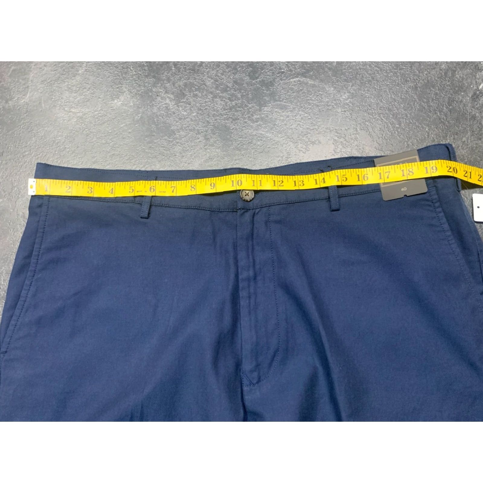Jos. A. Bank JOS. A. BANK Reserve Chino Shorts Size 40 Flat Front Blue Mens Size US 40 / EU 56 - 6 Thumbnail