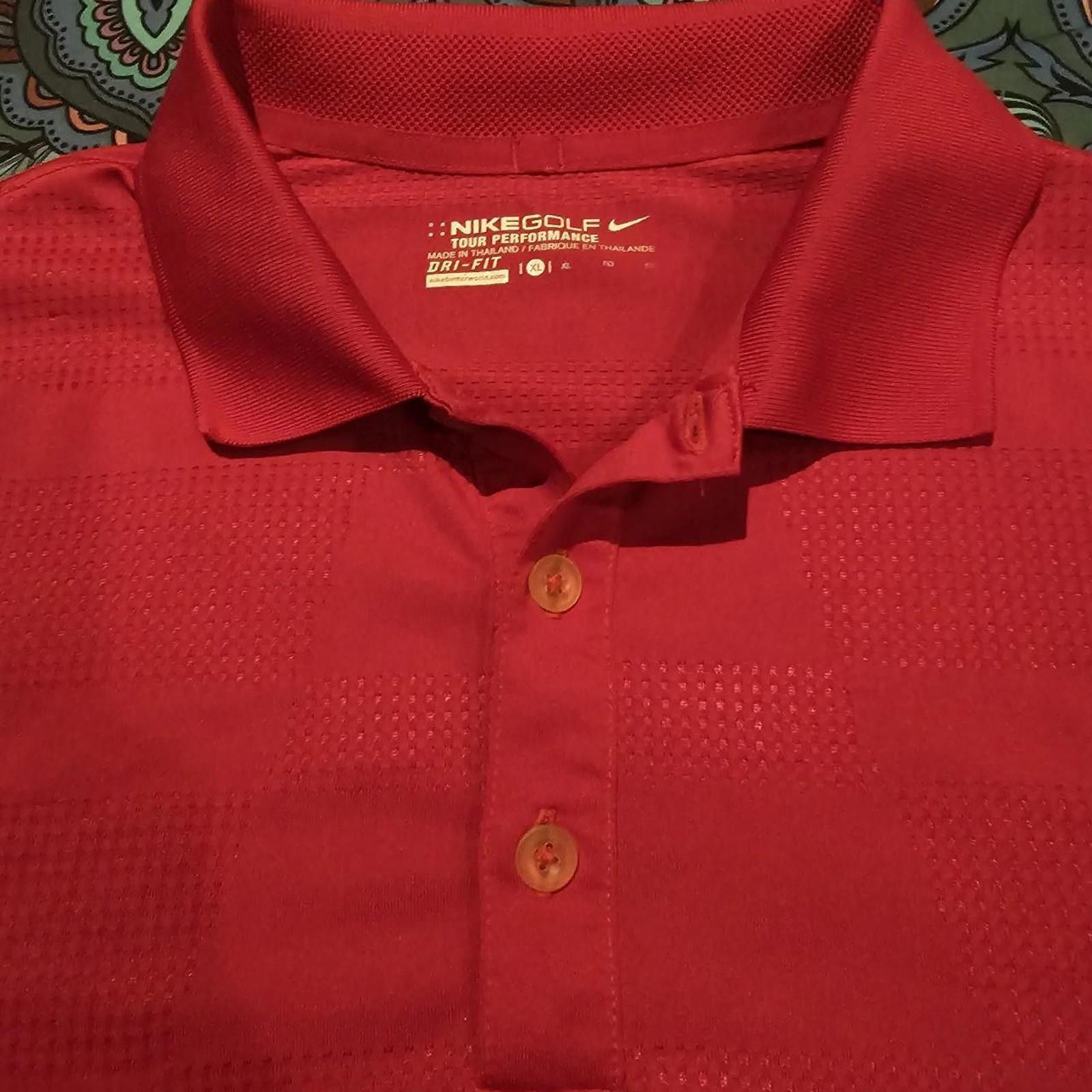 Nike Nike Men's Pink Golf Polo Shirt Size US XL / EU 56 / 4 - 7 Thumbnail