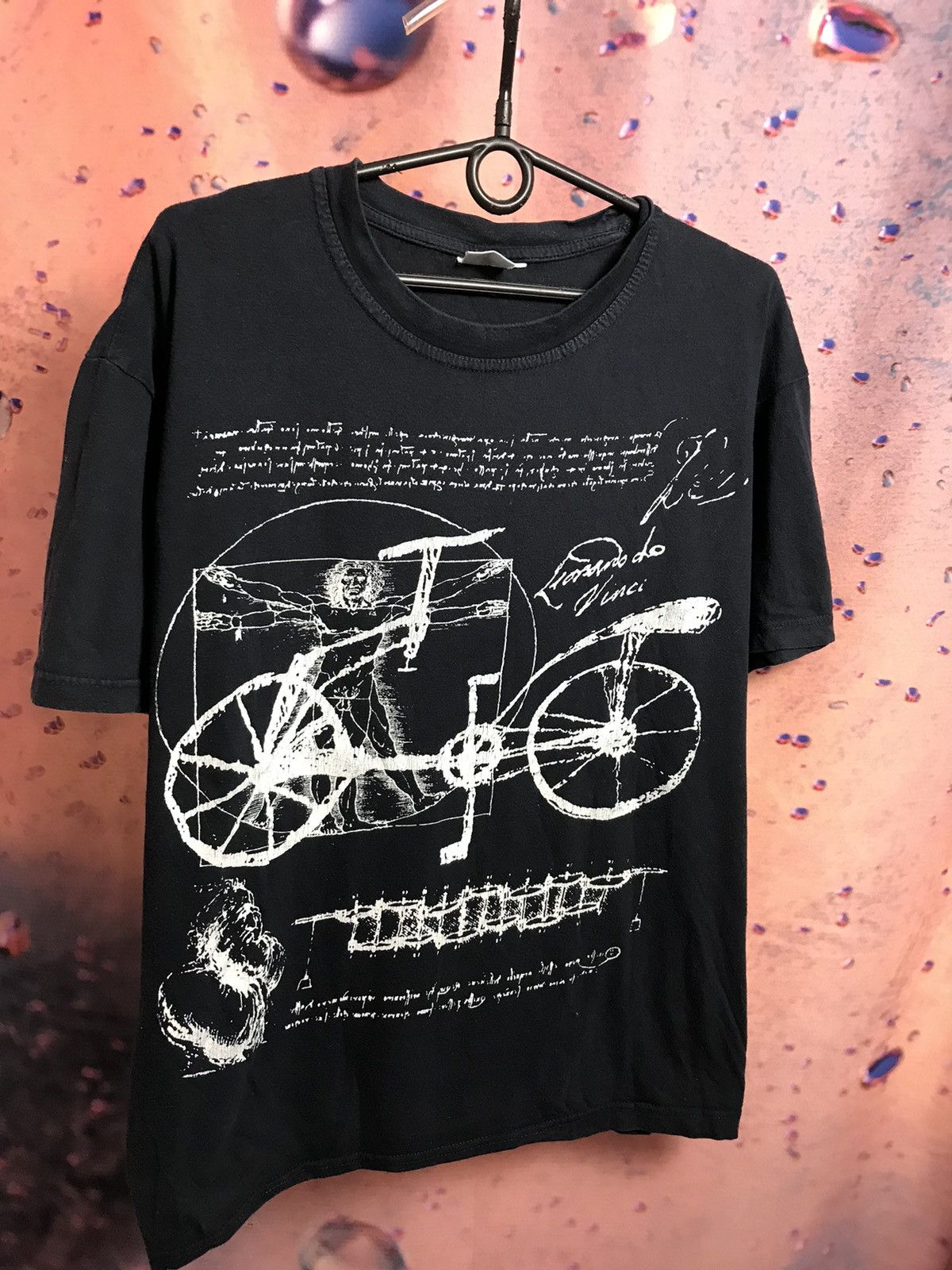 Vintage Vintage Leonardo Da Vinci streetwear art tee Size US M / EU 48-50 / 2 - 1 Thumbnail