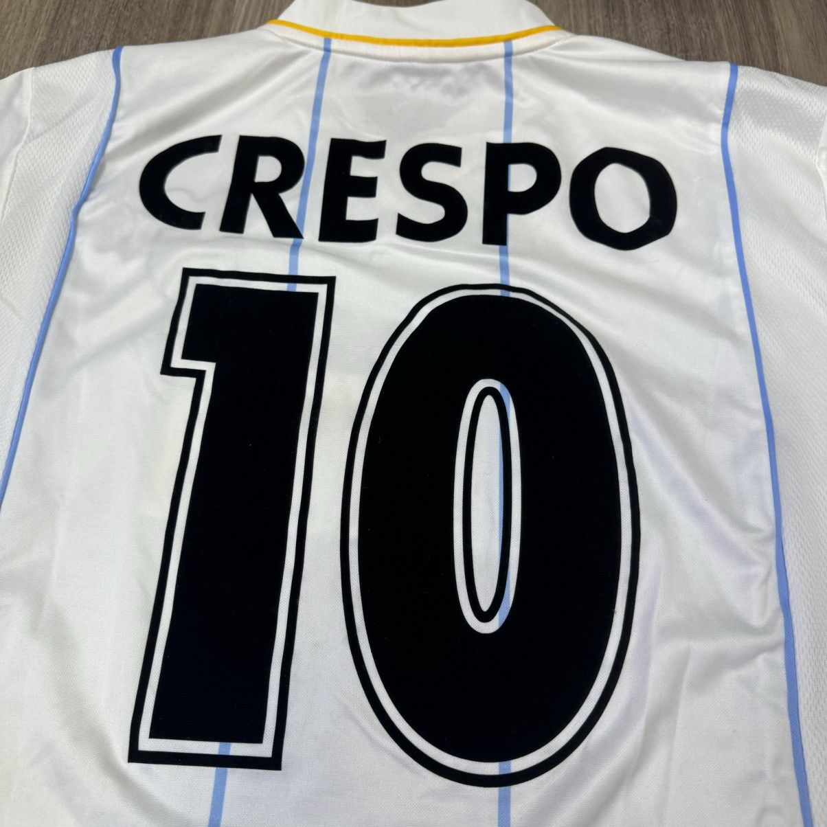 Puma Lazio 01/02 European shirt #10 Crespo Size US L / EU 52-54 / 3 - 5 Thumbnail
