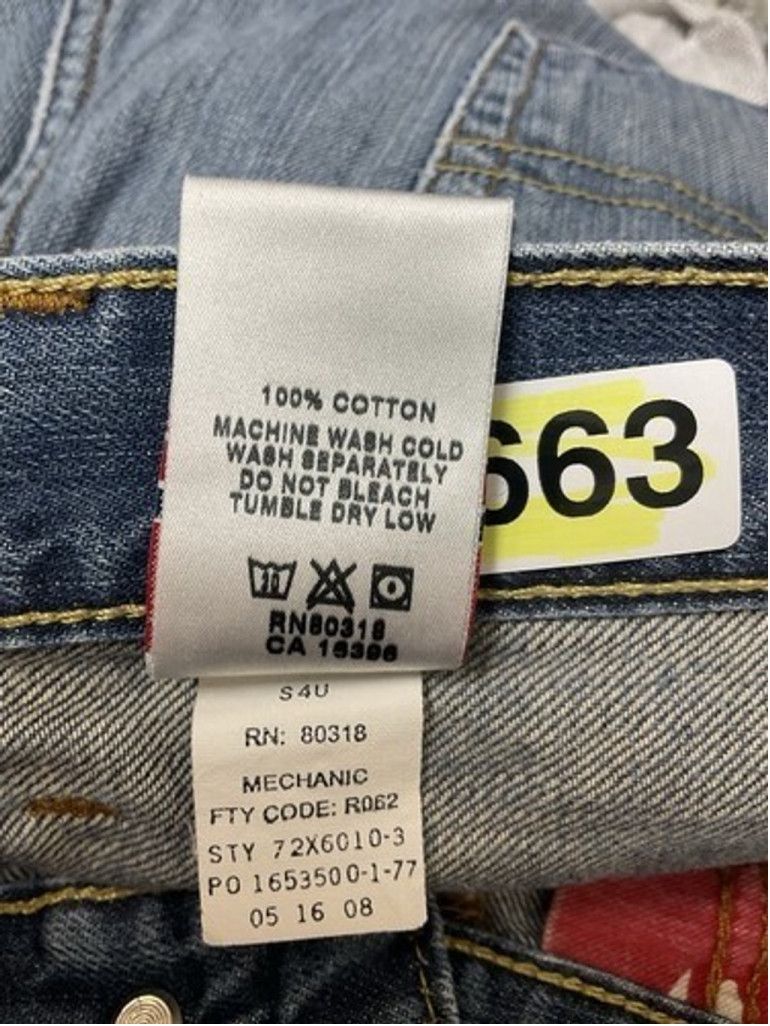 Lucky Brand VTG Lucky Brand Dungarees Short Bootcut Jeans Size 34 Reg. Size US 34 / EU 50 - 4 Thumbnail