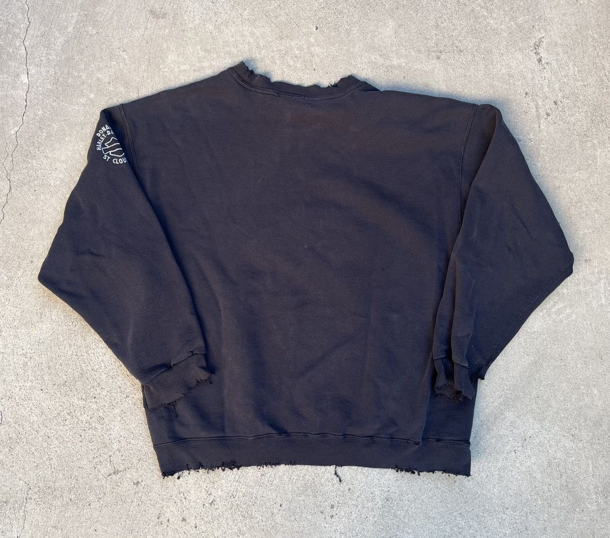 Vintage Vintage Harley Davidson Crewneck Sweatshirt Thrashed Distres Size US L / EU 52-54 / 3 - 3 Thumbnail