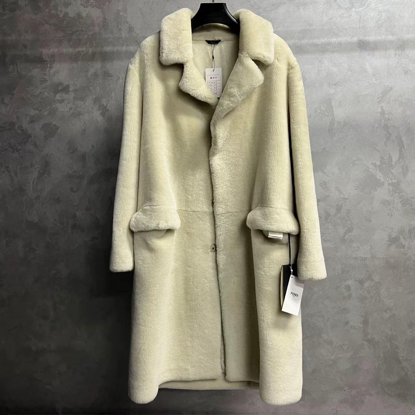 Fendi Fendi White Jacket Outerwear Casual Size 4XL / US 24-26 - 1 Thumbnail