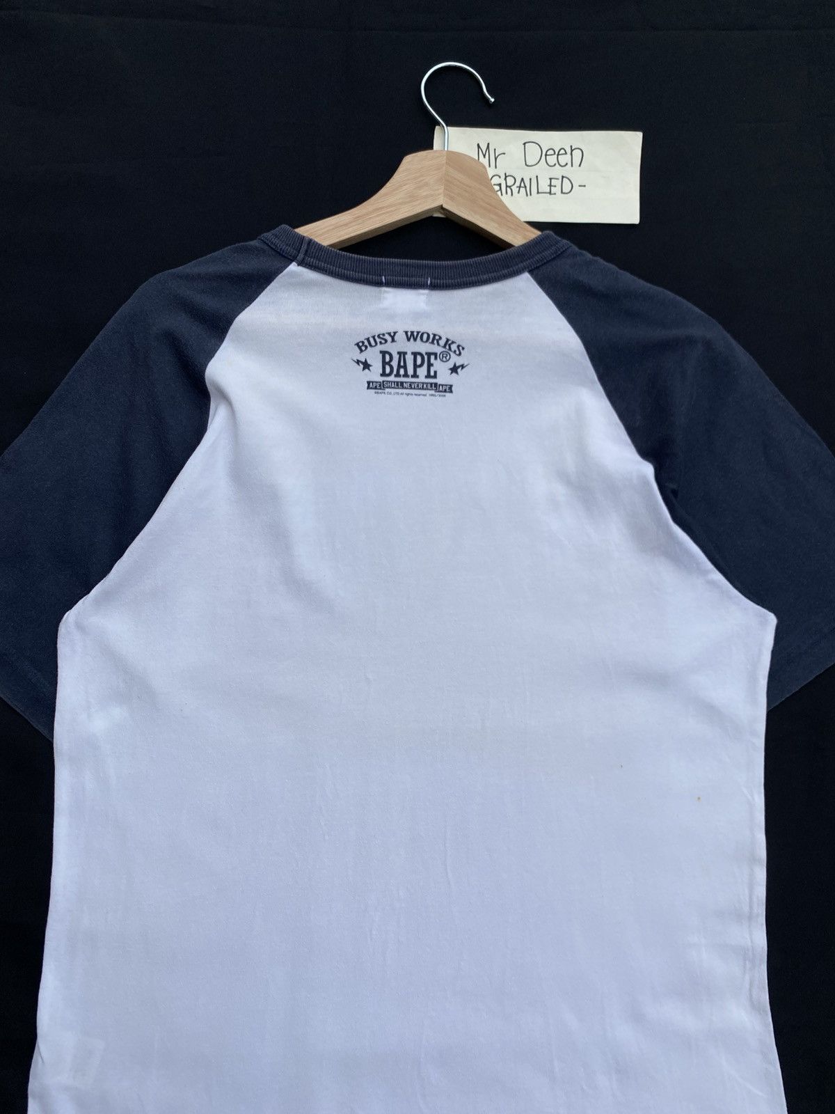 Bape Rare BAPE Blue Love Heart Sign Tshirt Size US M / EU 48-50 / 2 - 21 Thumbnail